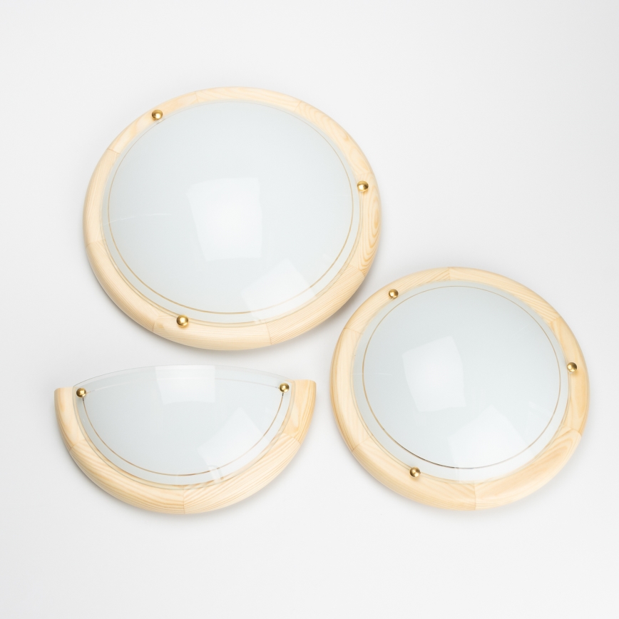 Brilagi - Nástenné svietidlo ORBIS 1xE27/60W/230V 30 cm borovica