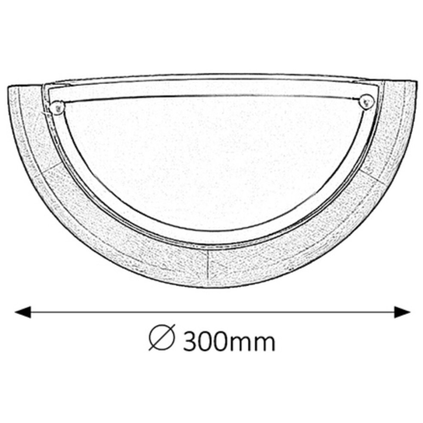 Brilagi - Nástenné svietidlo ORBIS 1xE27/60W/230V 30 cm borovica