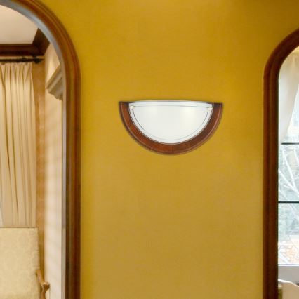 Brilagi - Nástenné svietidlo ORBIS 1xE27/60W/230V 30 cm borovica