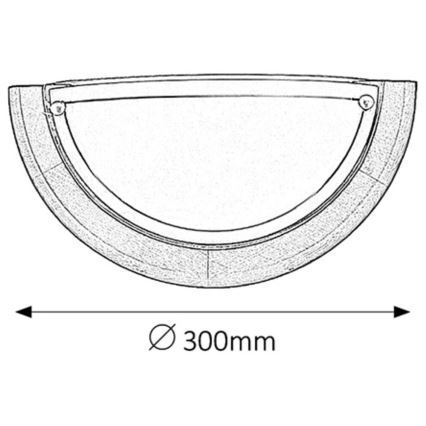 Brilagi - Nástenné svietidlo ORBIS 1xE27/60W/230V 30 cm borovica