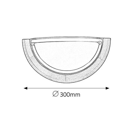 Brilagi - Nástenné svietidlo ORBIS 1xE27/60W/230V 30 cm borovica