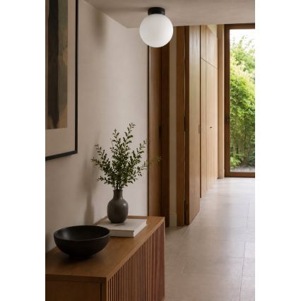 BRILAGI - Nástenné svietidlo POLOS 1xE27/40W/230V pr. 20 cm čierna