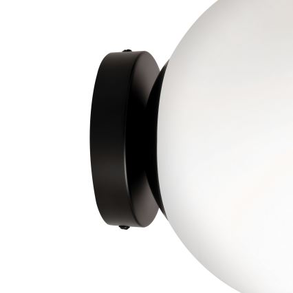 BRILAGI - Nástenné svietidlo POLOS 1xE27/40W/230V pr. 20 cm čierna