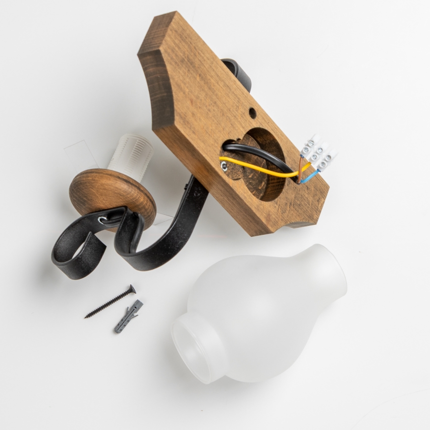 Brilagi - Nástenné svietidlo QUEEN 1xE14/40W/230V buk