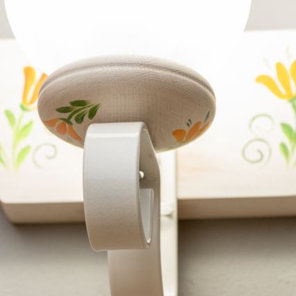 Brilagi - Nástenné svietidlo QUEEN 1xE14/40W/230V buk/krémová