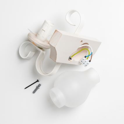 Brilagi - Nástenné svietidlo QUEEN 1xE14/40W/230V buk/krémová