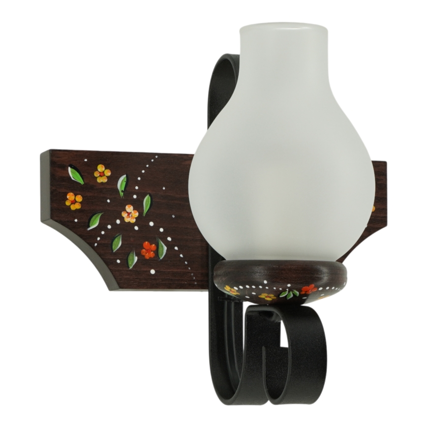 Brilagi - Nástenné svietidlo QUEEN 1xE14/40W/230V buk/wenge