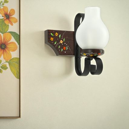 Brilagi - Nástenné svietidlo QUEEN 1xE14/40W/230V buk/wenge