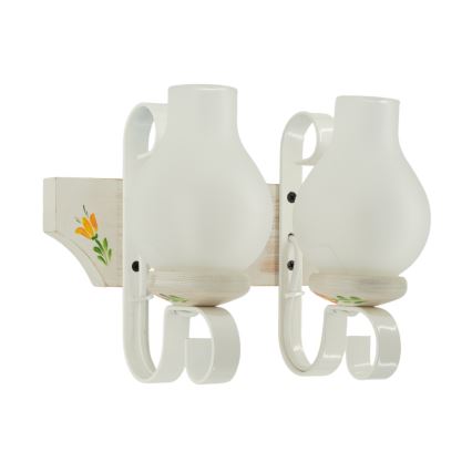 Brilagi - Nástenné svietidlo QUEEN 2xE14/40W/230V buk/krémová