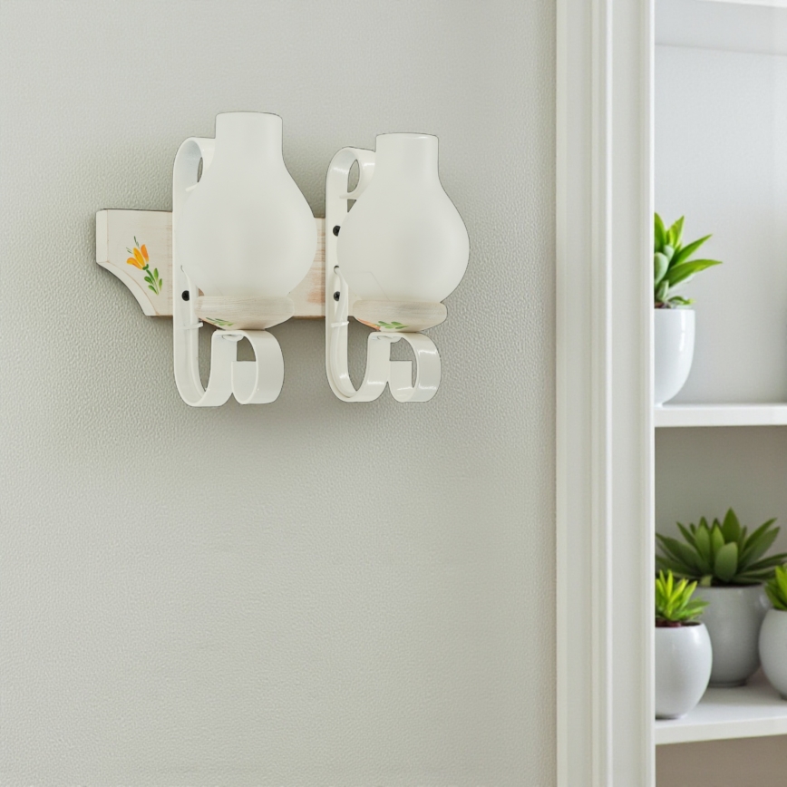 Brilagi - Nástenné svietidlo QUEEN 2xE14/40W/230V buk/krémová