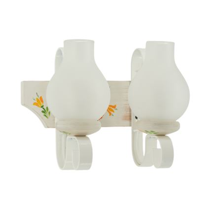 Brilagi - Nástenné svietidlo QUEEN 2xE14/40W/230V buk/krémová