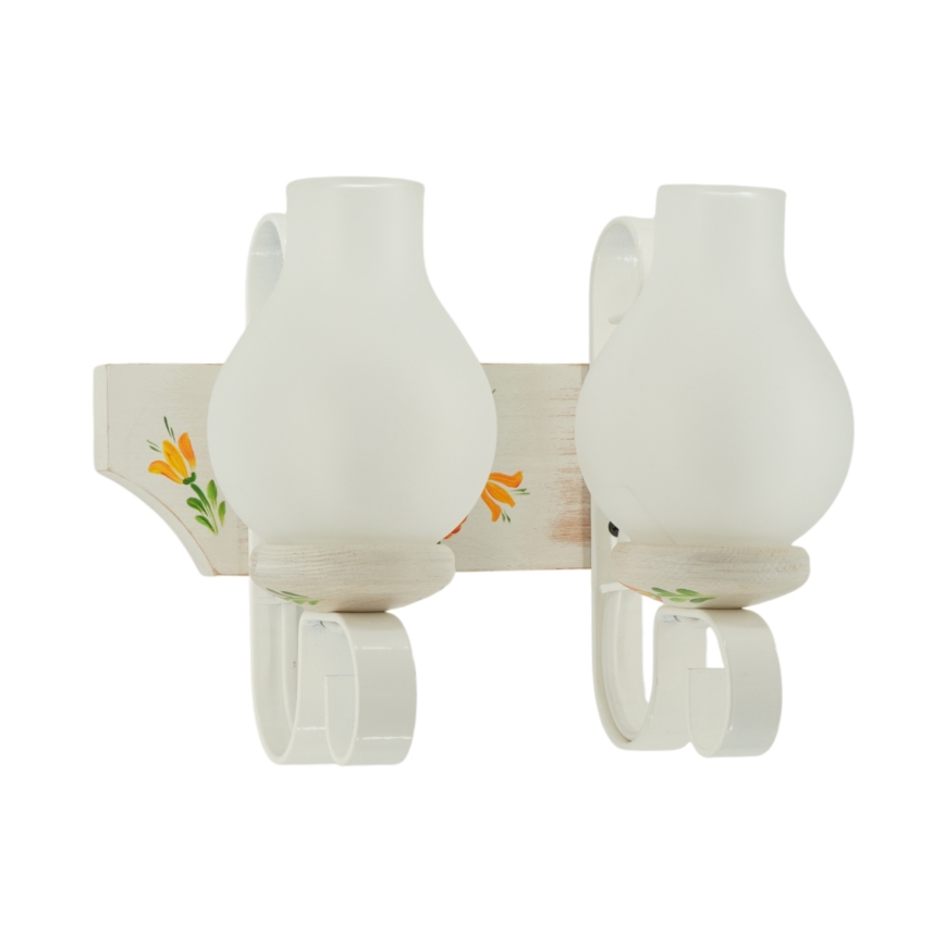 Brilagi - Nástenné svietidlo QUEEN 2xE14/40W/230V buk/krémová