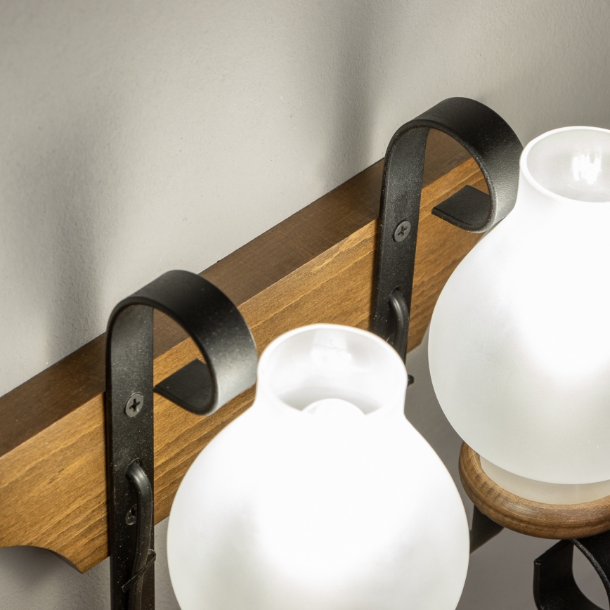 Brilagi - Nástenné svietidlo QUEEN 2xE14/40W/230V buk/orech