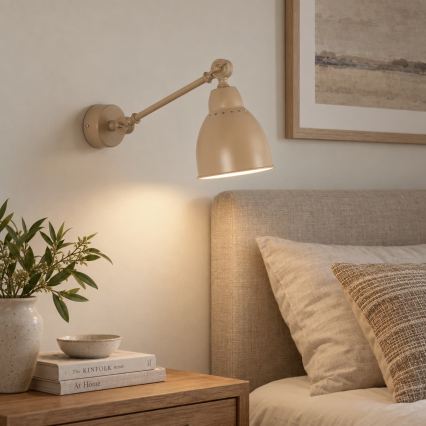 BRILAGI - Nástenné svietidlo QUILL 1xE27/40W/230V 40 cm béžové