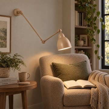BRILAGI - Nástenné svietidlo QUILL 1xE27/40W/230V 83 cm béžové