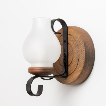 Brilagi - Nástenné svietidlo ROATA APLICA 1xE14/40W/230V buk