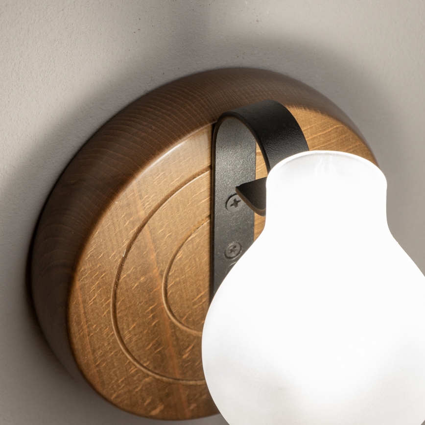 Brilagi - Nástenné svietidlo ROATA APLICA 1xE14/40W/230V buk/orech