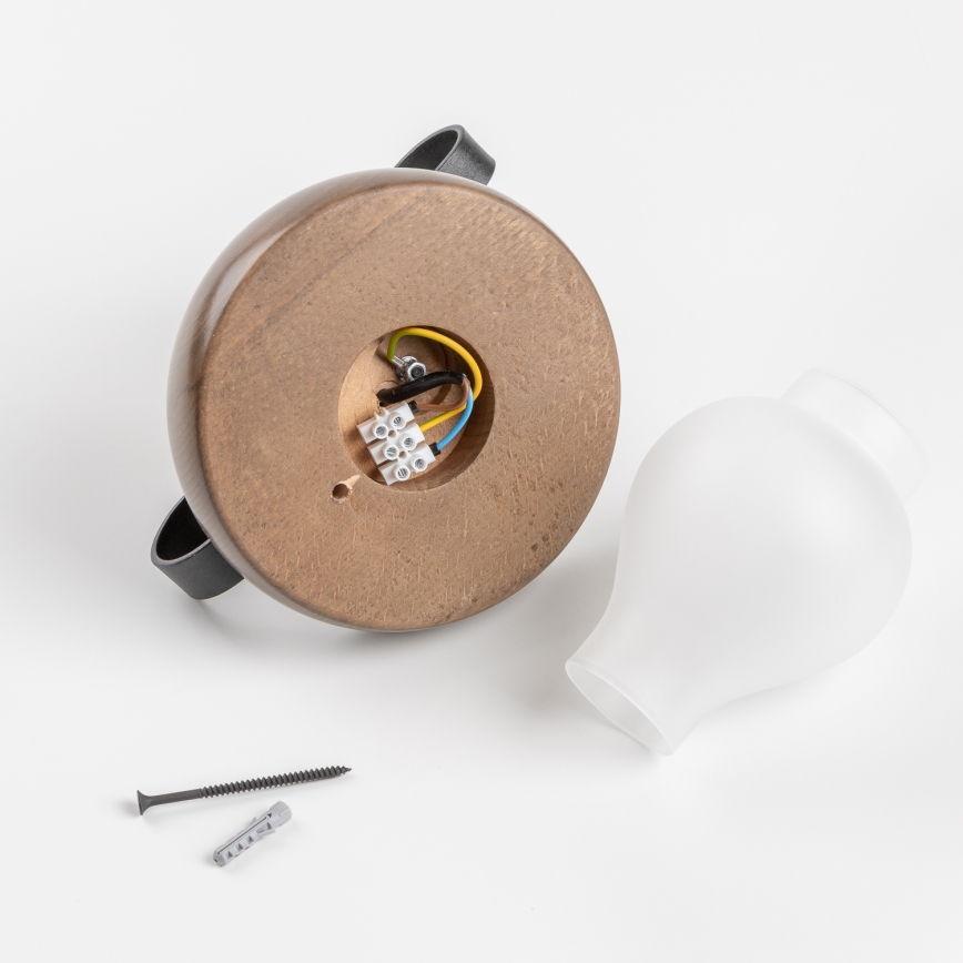 Brilagi - Nástenné svietidlo ROATA APLICA 1xE14/40W/230V buk/orech