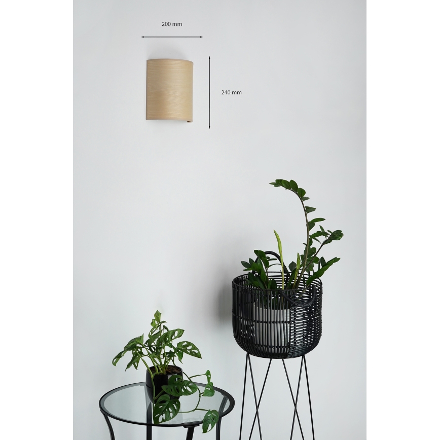 Brilagi - Nástenné svietidlo SEMI 1xE27/15W/230V béžová