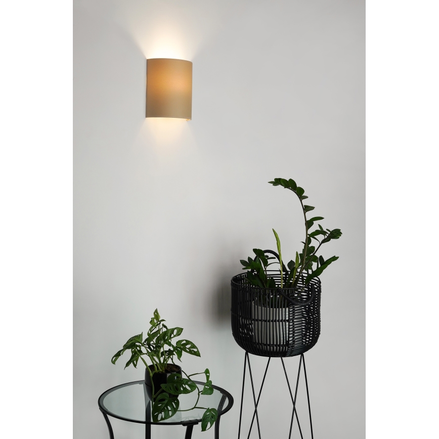 Brilagi - Nástenné svietidlo SEMI 1xE27/15W/230V pr. 20 cm béžová