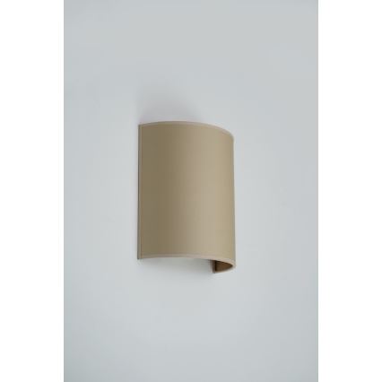 Brilagi - Nástenné svietidlo SEMI 1xE27/15W/230V pr. 20 cm béžová