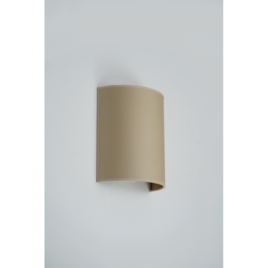 Brilagi - Nástenné svietidlo SEMI 1xE27/15W/230V pr. 20 cm béžová