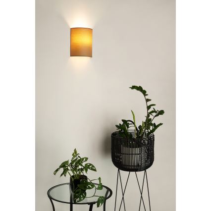 Brilagi - Nástenné svietidlo SEMI 1xE27/15W/230V pr. 20 cm béžová