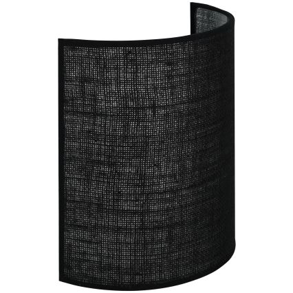Brilagi - Nástenné svietidlo SEMI 1xE27/15W/230V pr. 20 cm čierna
