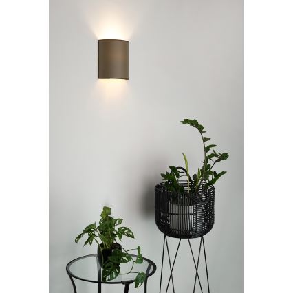 Brilagi - Nástenné svietidlo SEMI 1xE27/15W/230V pr. 20 cm hnedá