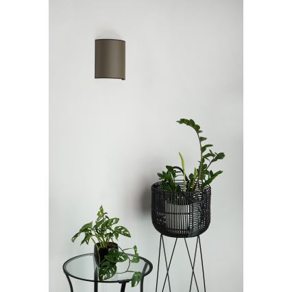 Brilagi - Nástenné svietidlo SEMI 1xE27/15W/230V pr. 20 cm hnedá