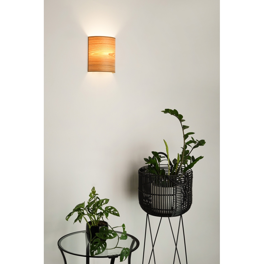 Brilagi - Nástenné svietidlo SEMI 1xE27/15W/230V pr. 20 cm hnedá