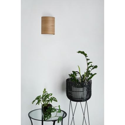 Brilagi - Nástenné svietidlo SEMI 1xE27/15W/230V pr. 20 cm hnedá