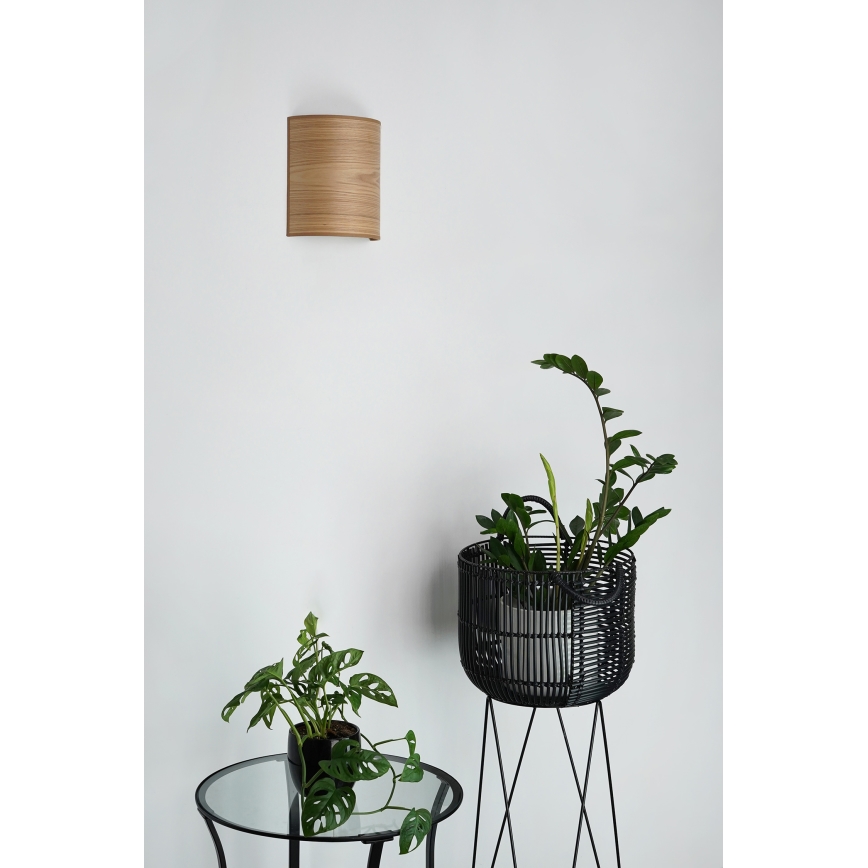 Brilagi - Nástenné svietidlo SEMI 1xE27/15W/230V pr. 20 cm hnedá