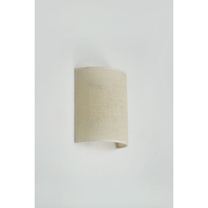 Brilagi - Nástenné svietidlo SEMI 1xE27/15W/230V pr. 20 cm krémová