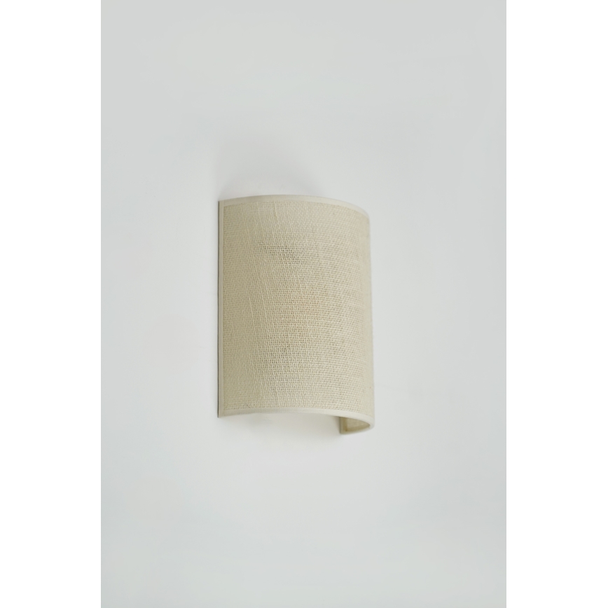 Brilagi - Nástenné svietidlo SEMI 1xE27/15W/230V pr. 20 cm krémová