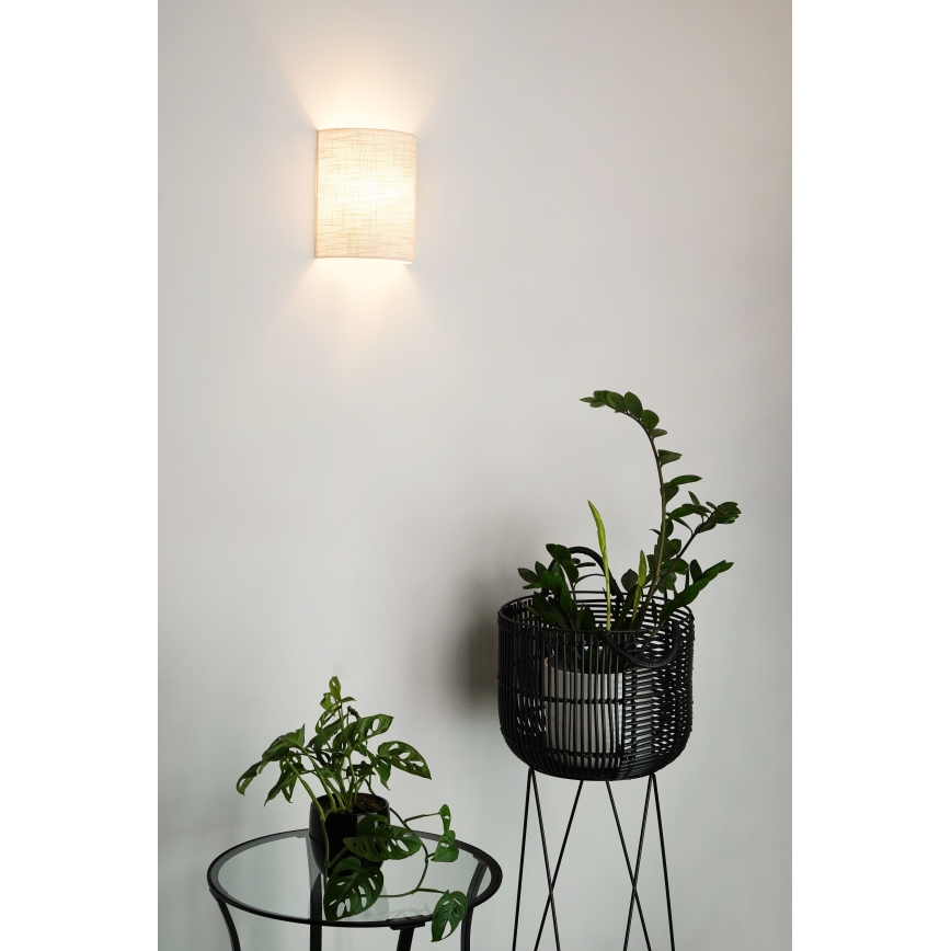 Brilagi - Nástenné svietidlo SEMI 1xE27/15W/230V pr. 20 cm šedá