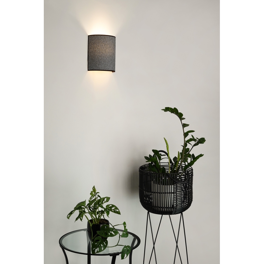 Brilagi - Nástenné svietidlo SEMI 1xE27/15W/230V pr. 20 cm šedá