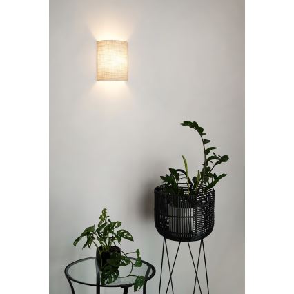 Brilagi - Nástenné svietidlo SEMI 1xE27/15W/230V pr. 20 cm tmavošedá