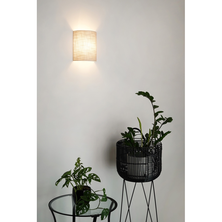 Brilagi - Nástenné svietidlo SEMI 1xE27/15W/230V pr. 20 cm tmavošedá