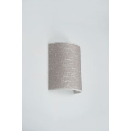 Brilagi - Nástenné svietidlo SEMI 1xE27/15W/230V pr. 20 cm tmavošedá