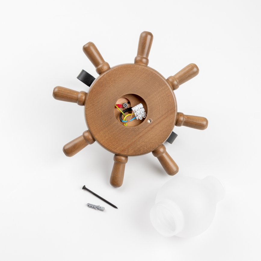 Brilagi - Nástenné svietidlo TIMONA 1xE14/40W/230V buk/orech