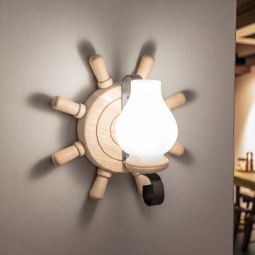 Brilagi - Nástenné svietidlo TIMONA 1xE14/40W/230V dub