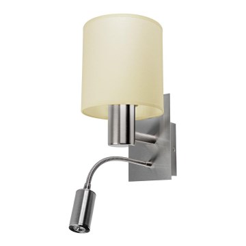 Brilagi - Nástenné svietidlo VENTO 1xE27/60W/230V + LED/2,1W/230V Brilagi - Nástenné svietidlo VENTO 1xE27/60W/230V + LED/2,1W/230V