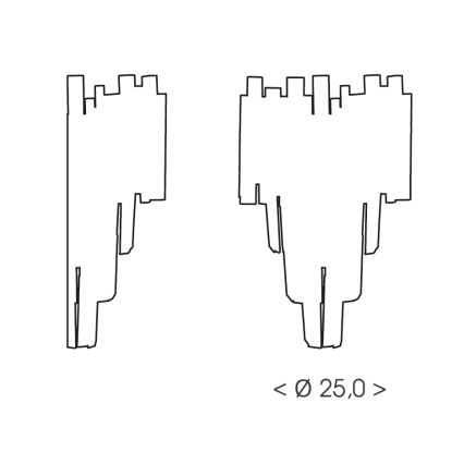 Brilagi - Nástenné svietidlo VERVE 2xE14/40W/230V čierna