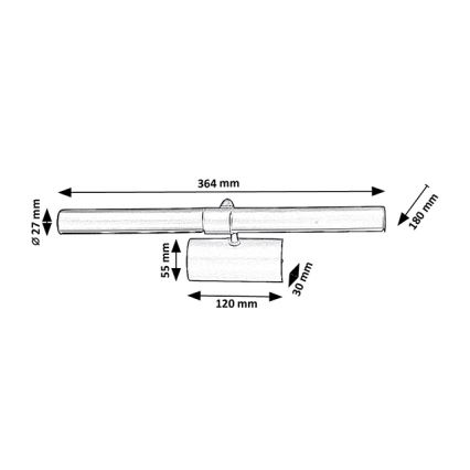 Brilagi - Obrazové svietidlo DANAE 2xE14/40W/230V zlaté