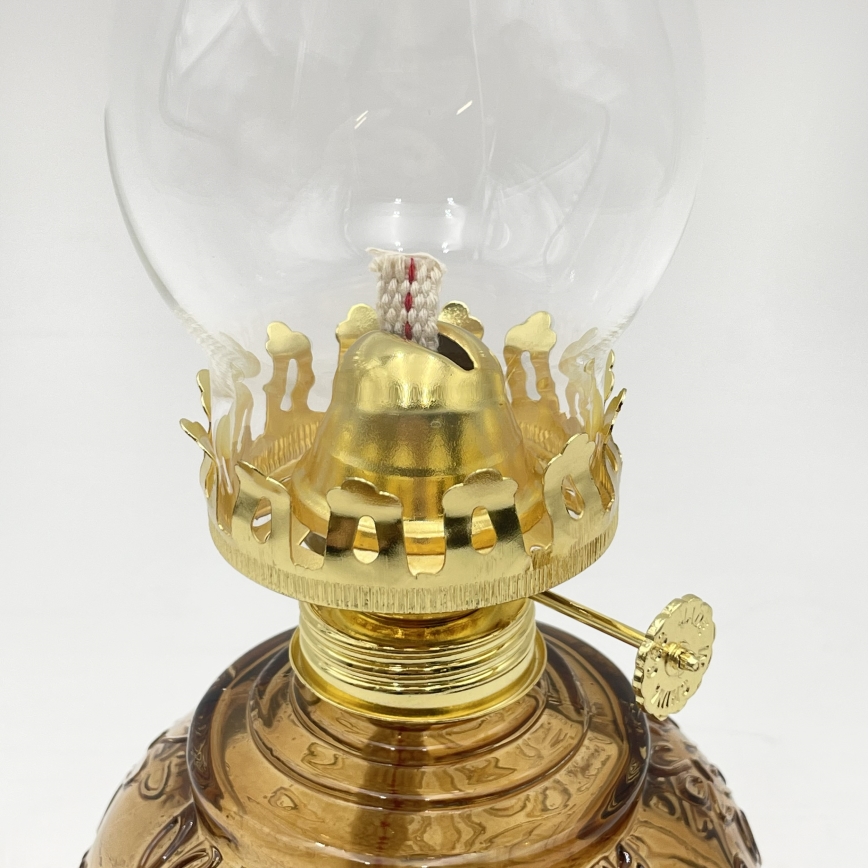 Brilagi - oranžová petrolejová lampa MERLIN