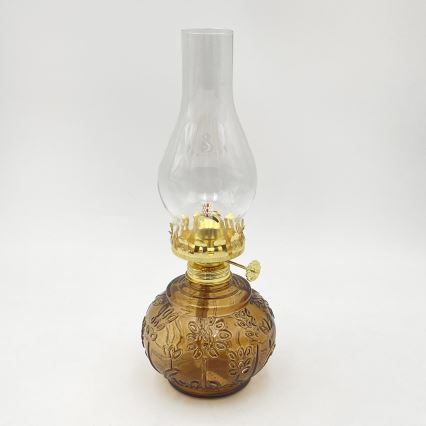Brilagi - oranžová petrolejová lampa MERLIN