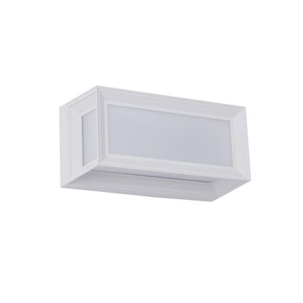 Brilagi - LED vonkajšie nástenné svietidlo so senzorom PARKER LED/12W/230V biele IP44