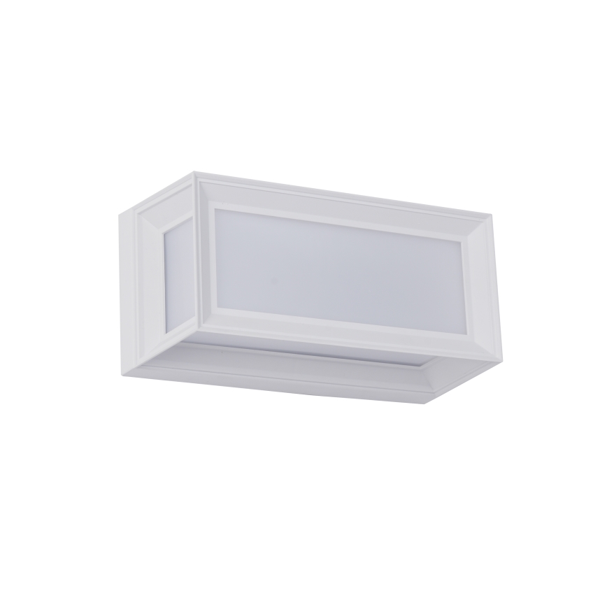 Brilagi - LED vonkajšie nástenné svietidlo so senzorom PARKER LED/12W/230V biele IP44
