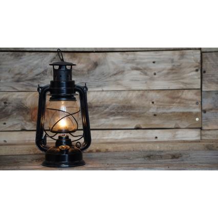 Brilagi - Petrolejová lampa LANTERN 24,5 cm čierna